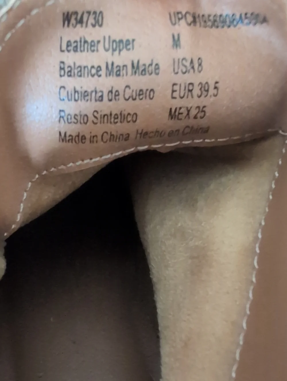 White Mountain Macy's  Women's Tan Suede Ankle Bootie with Side Zip Size 8